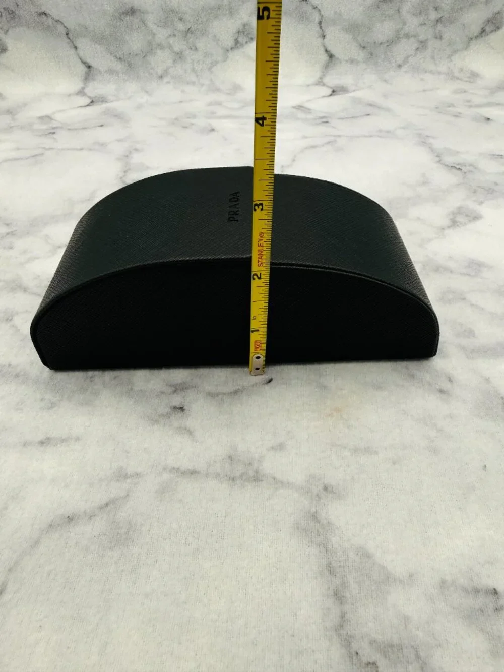 Prada Sunglasses Case,Black Magnetic Clamshell Case,Cleaning Cloth,Auth Card - Picture 6 of 11